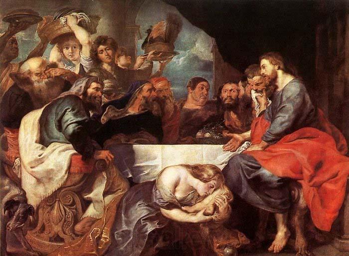 Peter Paul Rubens Christ at Simon the Pharisee Germany oil painting art